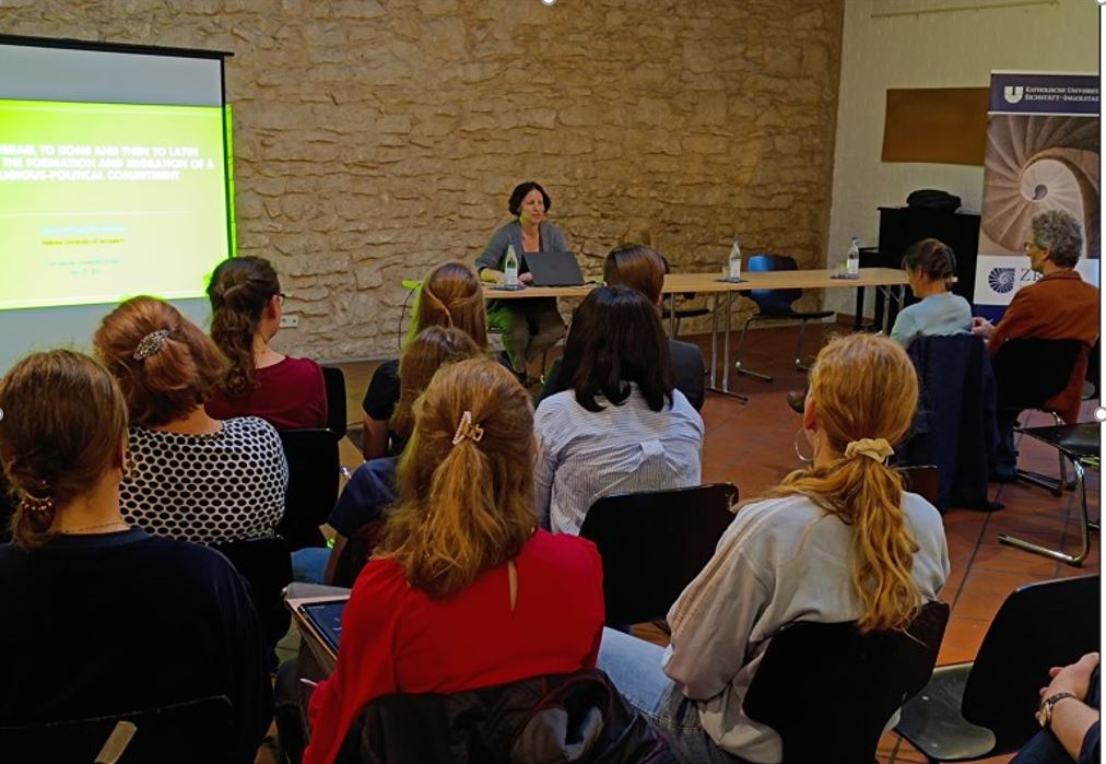 Read more about the article Dr. Silvana Kandel Lamdan gave as a visiting scholar at the ZRKG two lectures on the Jewish roots of liberation theology and peace movements in Israel and the Palestinian Authority