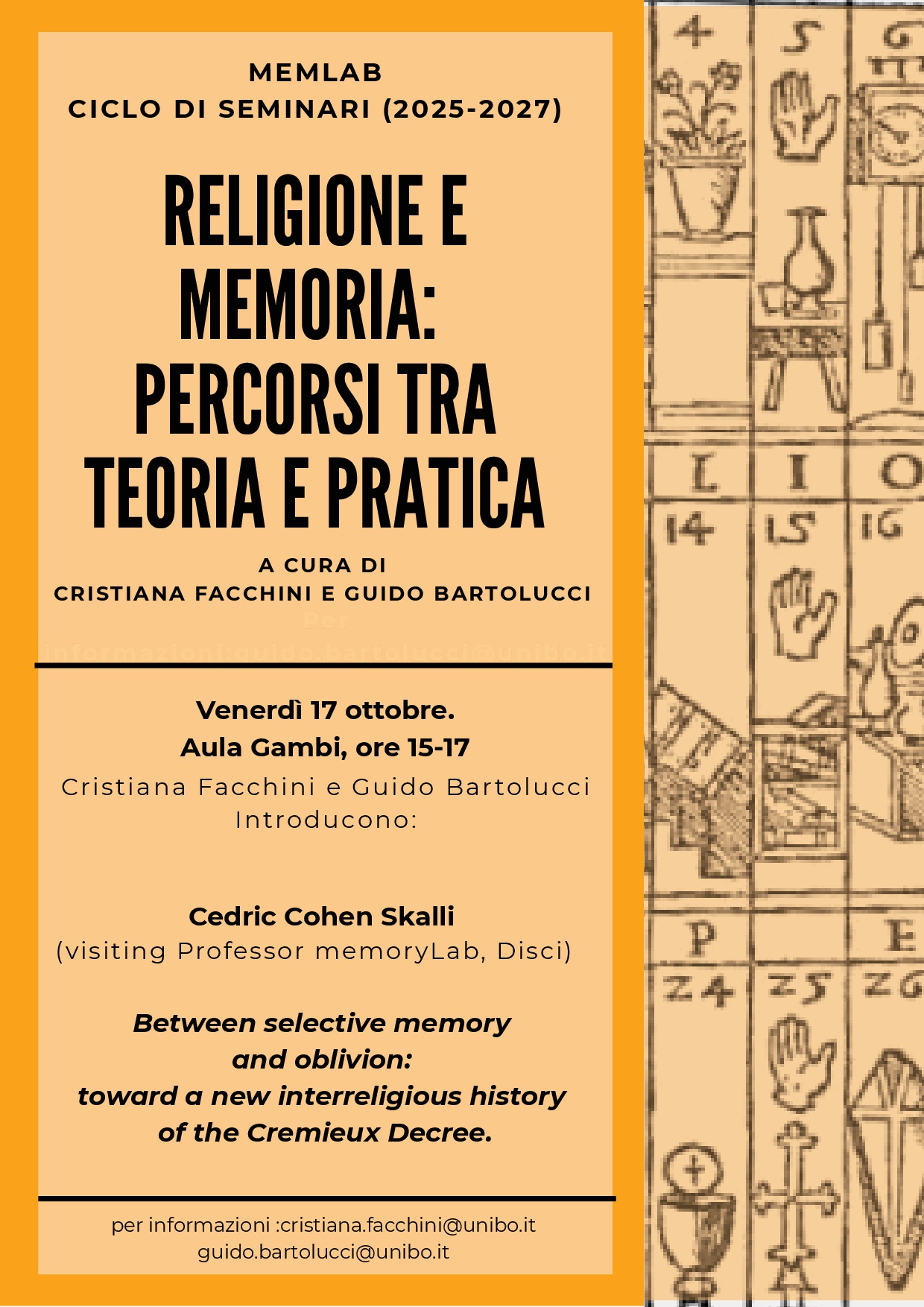 Read more about the article Prof. Cedric Cohen Skalli – Visiting Professor at the University of Bologna 7-17.10.2025